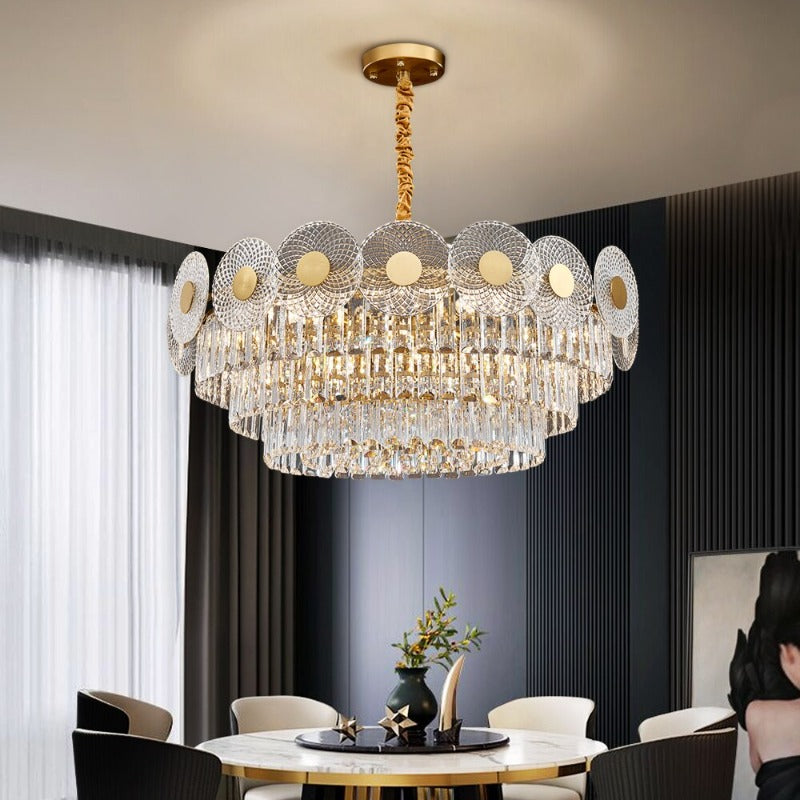 Felicia Round Crystal Chandelier