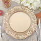 Angelie French Style Charger Plates, Set of 6
