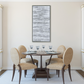 Alex Silver Textured Metallic Hand Painted Abstract Wall Art