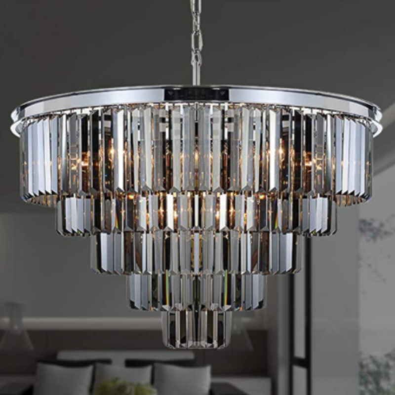 Aria I Round Crystal Chandelier