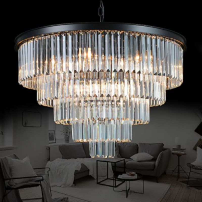 Aria I Round Crystal Chandelier