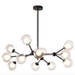 black sputnik chandelier