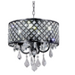 black crystal chandelier