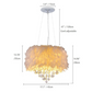 Totally Glam Feather Crystal Chandelier
