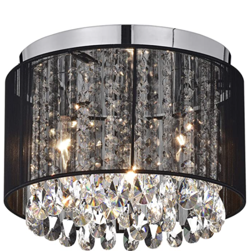 small crystal chandelier