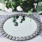 Totally Glam Glitter Mirror Charger Plates Set of 2