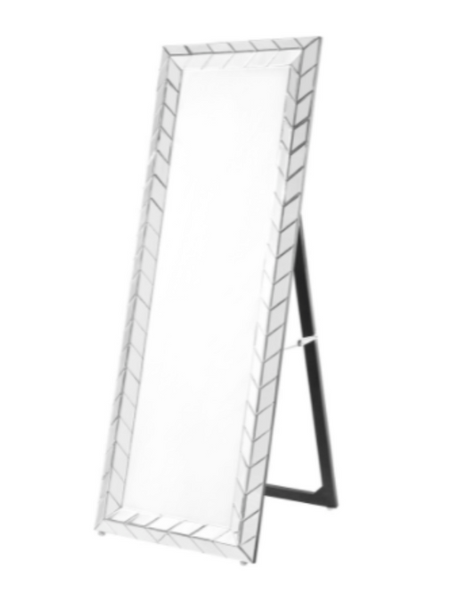 Heloise Modern Contemporary Mirror in Clear