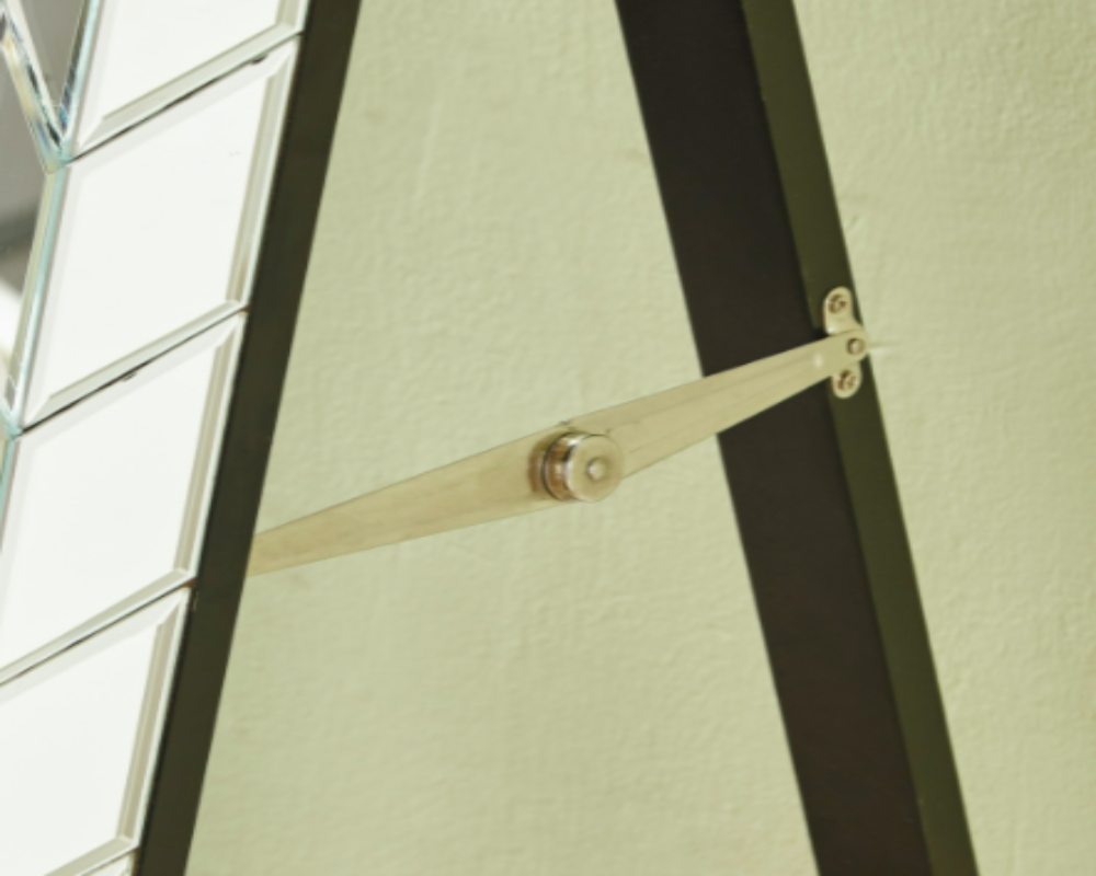 Heloise Modern Contemporary Mirror in Clear