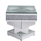 Lillian Crystal Mirrored End Table