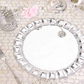 Cara Jeweled Charger Plates, Set of 2