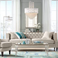 Chambray Faux Orchid in Silver Pot