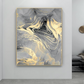 Golden Nordic Abstract Wall Art