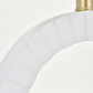 Brio Collection Brushed Brass and Frosted White Finish Table Lamp