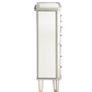 Zoey 7 Drawer Jewelry Armoire in Silver Clear