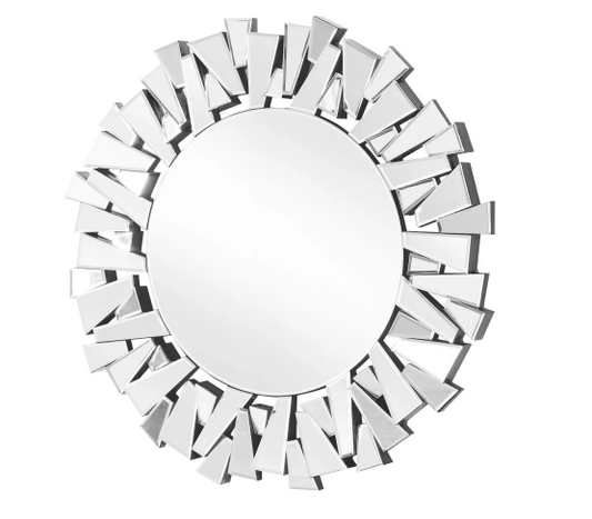 Thea Modern Contemporary Mirror in Clear