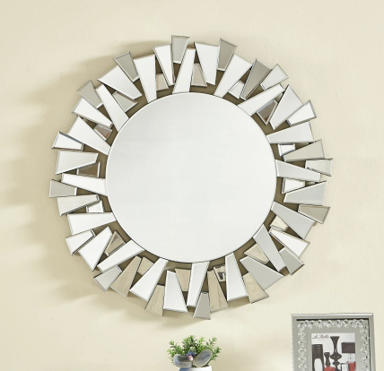 Thea Modern Contemporary Mirror in Clear