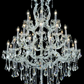 Maria Theresa Collection Chandelier Chrome Finish 28 Lt