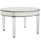 Penelope Round Dining Table in Silver