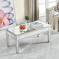 Grace Coffee Table in Antique Silver Paint