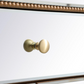 Leah Mirrored Credenza in Antique Gold