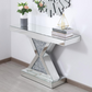 Everly Crystal Mirrored Console Table