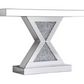 Everly Crystal Mirrored Console Table