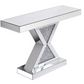 Everly Crystal Mirrored Console Table