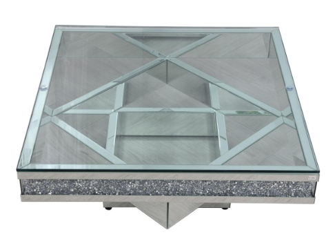 Addison Crystal Mirrored Coffee Table