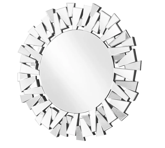 Thea II Modern Contemporary Mirror in Clear