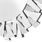 Thea II Modern Contemporary Mirror in Clear