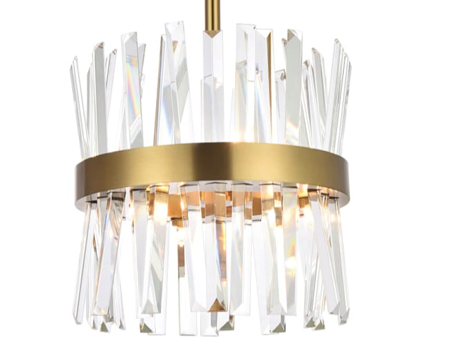 Milano Crystal Round Pendant Light 6