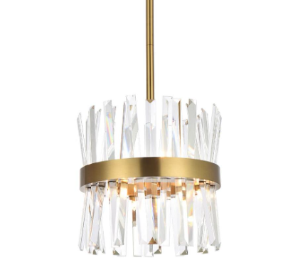 Milano Crystal Round Pendant Light 6