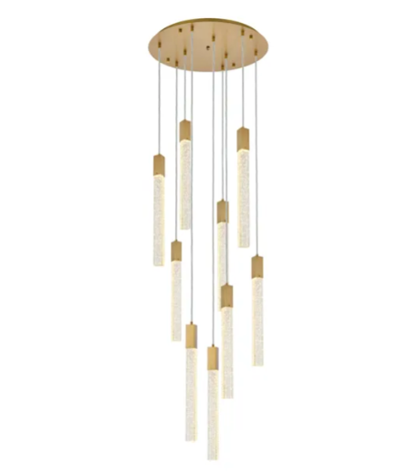 Weston Round 9 Light Pendant Chandelier