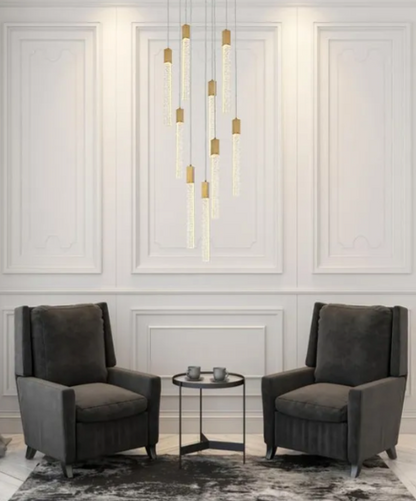 Weston Round 9 Light Pendant Chandelier