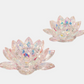 Crystal Lotus Candle Holder
