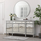 Willow Mirrored Credenza 72''