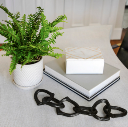 Chain Link Decor, 15 inch