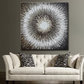 Grey's Modern Flower Hand Painted Wall Art