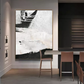 Mia Modern Black & White Abstract Wall Art