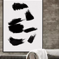 Bria Black & White Abstract Wall Art