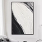 Textured Black & White Abstract Wall Art