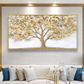 Fall Tree Hand Painted Wall Art