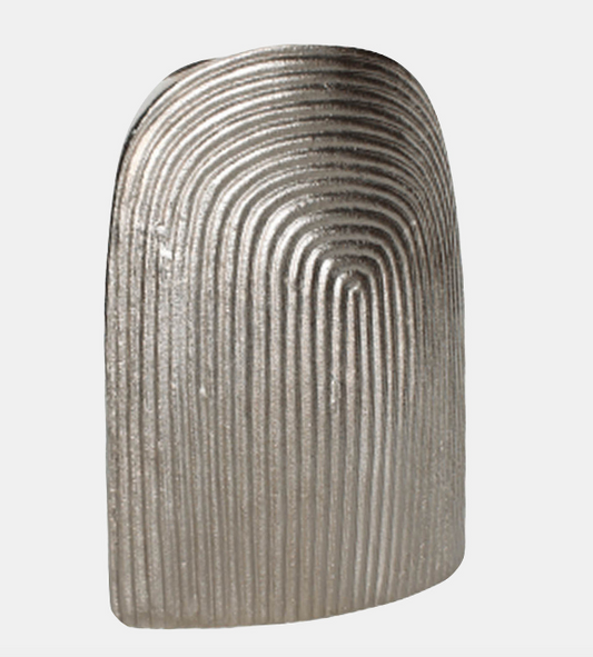Modern Minimalist Silver Arch Vase