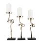 Abstract Candle Holders, Set of 3