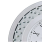 Lily Sparkle Contemporary Crystal Round Wall Clock