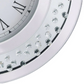 Lily Sparkle Contemporary Crystal Round Wall Clock