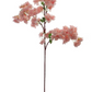 Silk Cherry Blossom Flower Branches, 40", Set of 3 Light Blush