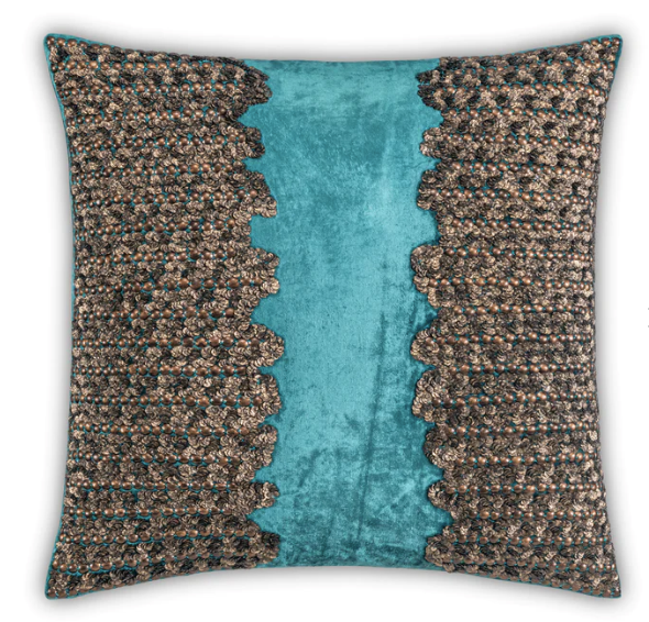 Adana Beaded Velvet Pillow
