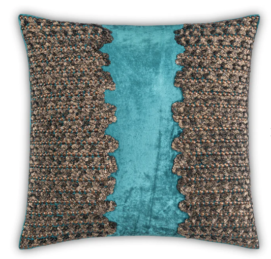 Adana Beaded Velvet Pillow