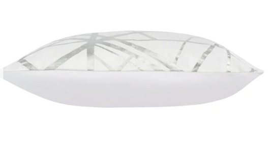 Rico Ivory & Silver Euro Sham
